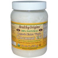 Healthy Origins, 유기농 엑스트라 버진 코코넛 오일, 54 oz (1,530 g)