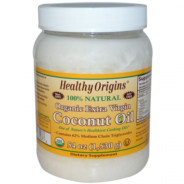 Healthy Origins, Organic Extra Virgin " Coconut Oil, 54 oz (1,530 g)